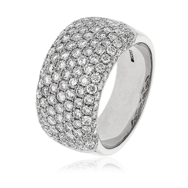 All About Pave Diamond Rings - Information Guide