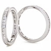 Diamond Princess Eternity Ring 0.70ct, 18k White Gold