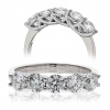 Five Stone Diamond Ring 1.50ct, Platinum