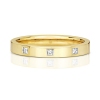 Princess Diamond Wedding Ring, 9k Gold