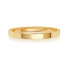2mm Wedding Ring Flat Court 18k Gold, Medium