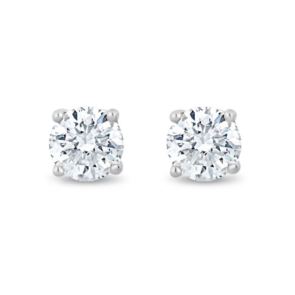 3 ctw Oval Lab Grown Diamond Solitaire Certified Stud Earrings -  Grownbrilliance