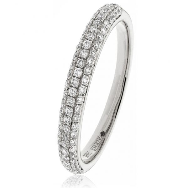 Diamond on sale pave bands