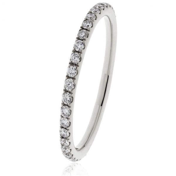 Diamond platinum eternity ring on sale