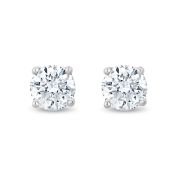 Custom 2.00ct. GIA Certified G/SI1 Diamond Studs, Platinum