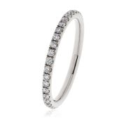 Diamond Full Eternity Ring 0.50ct in Platinum