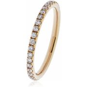 Petite Diamond Full Eternity Ring 0.40ct, 18k Rose Gold