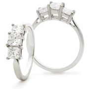 Diamond Princess Trilogy 1.30ct, 18k White Gold