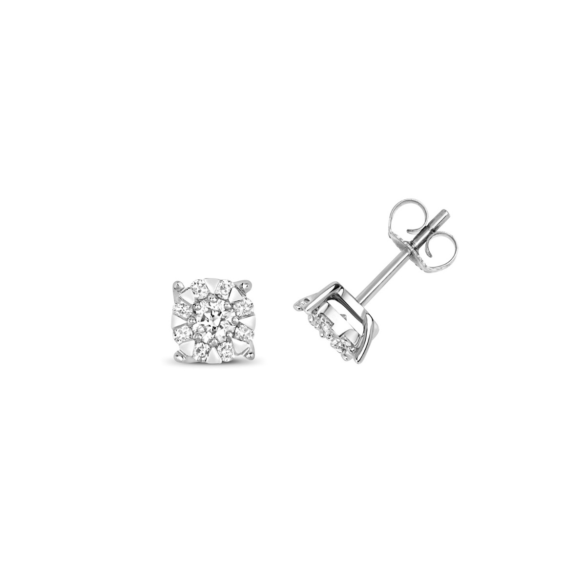 Diamond earrings drawing on sale