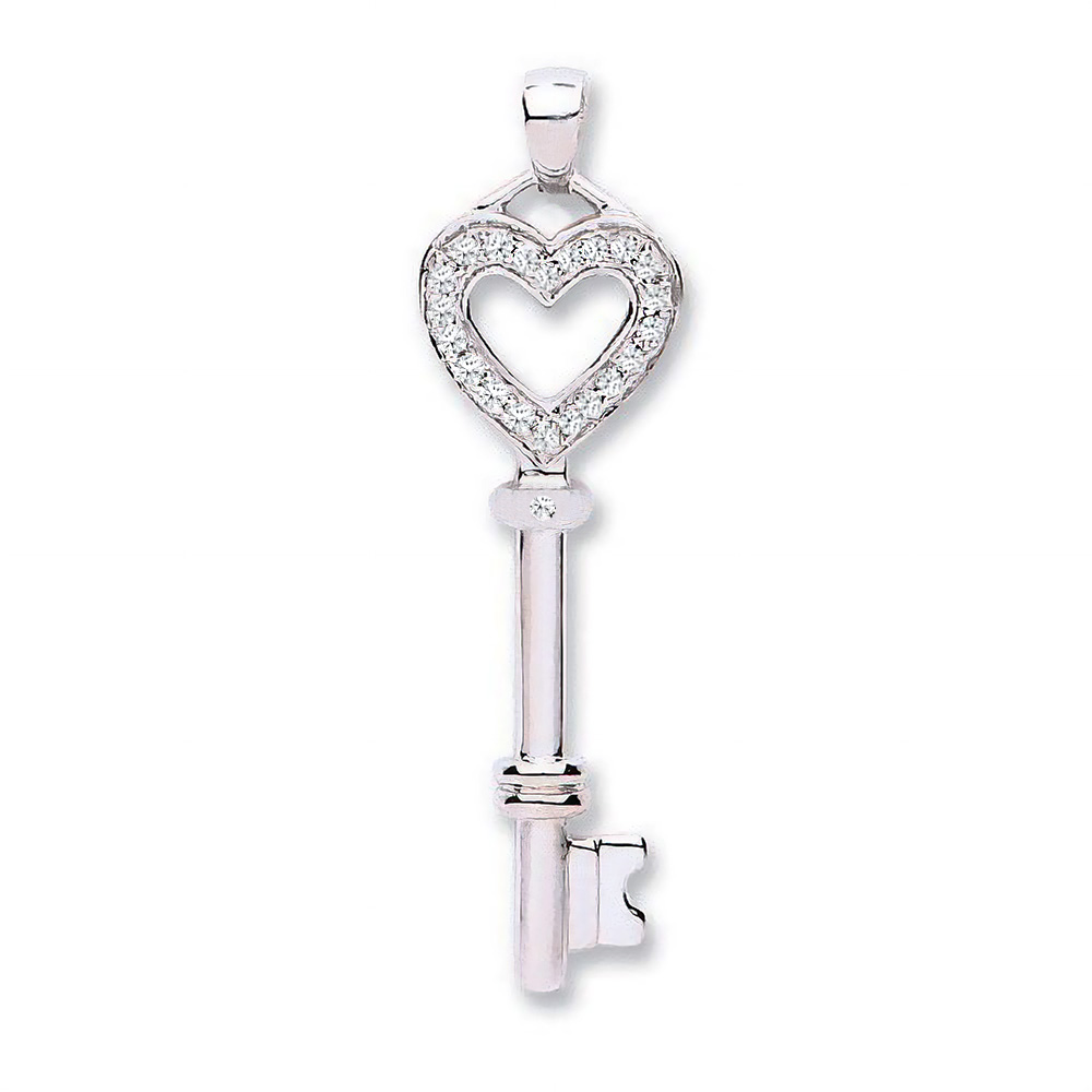 DIAMOND KEY NECKLACE 